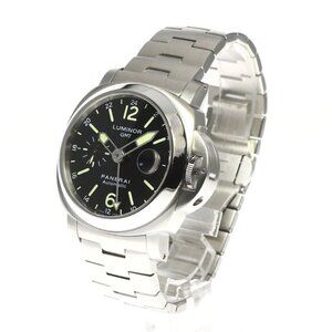 PANERAI Luminor PAM00297 GMT Date Small Second Automatic Men's Watch_779207